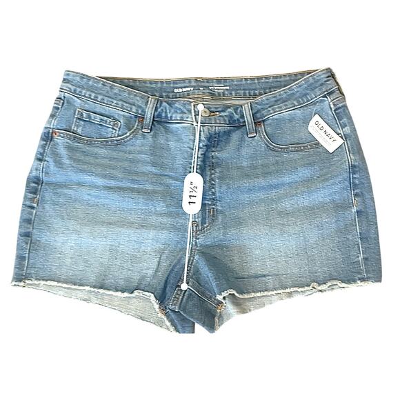 Old Navy OG Straight Light Wash 3" Ins Jean Cut Off Shorts 6 Yuppie Casual NWT‎ - Picture 6 of 8